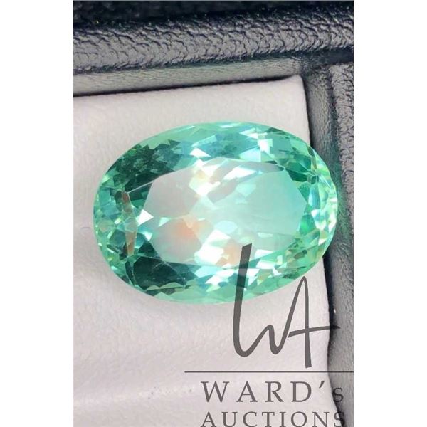 15.15 ct Certified Hiddenite gemstone, Certificate provided by consignor