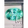 Image 2 : 15.15 ct Certified Hiddenite gemstone, Certificate provided by consignor