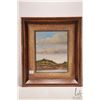 Image 2 : Richard Dixon framed acrylic on board painting, titled on verso "Golden Rain Clouds- Elk Island" , a