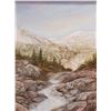 Image 1 : Richard Dixon framed acrylic on board painting of mountain creek, signed by artist, 16" X 12"
