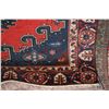 Image 2 : 100% hand made Iranian wool carpet with red background, triple medallion and highlights of blue, cre