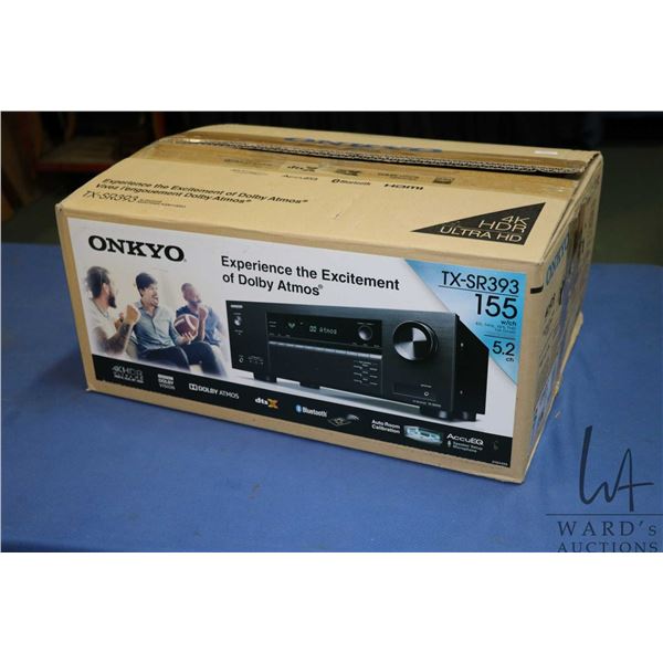 New in box Onokyo model TX-SR393 AV reciever
