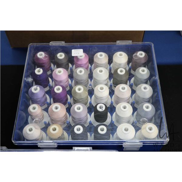 Thirty spools of Robison-Anton Super Strength Rayon thread for high speed embroidery, monogramming a