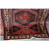 Image 2 : 100% hand made Iranian carpet runner "Sarab" with multiple medallions, red background and highlights