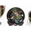 Image 4 : Three pieces of cloisonne including 7" floral and butterfly motif lidded ginger jar, etc