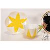 Image 2 : Two vintage collectible Shelley cups and saucers including one with yellow star and floral handle ma