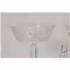 Image 2 : Four signed Waterford "Lismore" champagne/ Sherbet glasses