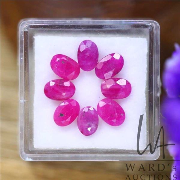 5.88 ct Certified Mozambique Ruby gemstone Parcel Certificate provided by consignor