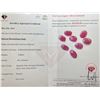 Image 3 : 5.88 ct Certified Mozambique Ruby gemstone Parcel Certificate provided by consignor