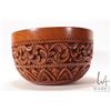 Image 2 : Hand carved wooden bowl 9 3/4" diameter X 6" H filled with hand made Ukrainian Easter eggs