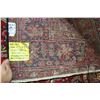 Image 3 : 100% hand made Iranian carpet "Tabriz" with center medallion, red background, overall floral design 