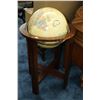 Image 1 : Decorative floor standing globe, 38" in height. Note: Not available for shipping. Local pickup only
