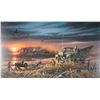 Image 1 : Terry Redlin framed limited edition print titled "Patiently Waiting", 1460/9500, overall dimensions 