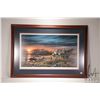 Image 2 : Terry Redlin framed limited edition print titled "Patiently Waiting", 1460/9500, overall dimensions 