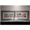 Image 1 : Two framed prints of British Columbia salmon tin labels titled "British Columbia Collection Series #