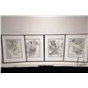 Image 1 : William Bakers, set of four limited edition prints including rhino, elephant, lions and a leopard, e