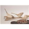 Image 2 : Bird motif antler carving, appears to be signed " Tuktoyartuk, N.W.T. 1974" 12" in length, a horn an