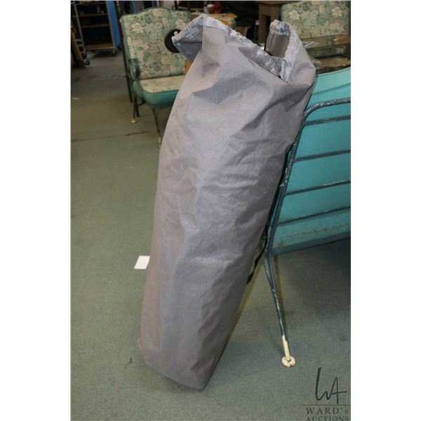 The Hot Seat outdoor heated chair with bag, USB connector included but no battery. Note: Not availab