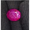 Image 2 : 7.4 ct Certified Ruby gemstone, Certificate provided by consignor