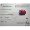 Image 3 : 7.4 ct Certified Ruby gemstone, Certificate provided by consignor