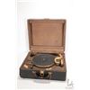 Image 1 : Victorola portable phonograph in portable case, working at time of cataloguing, needs new needle