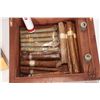 Image 4 : Modern cigar humidor and selection of cigars including Cohiba, Monte Cristo, etc