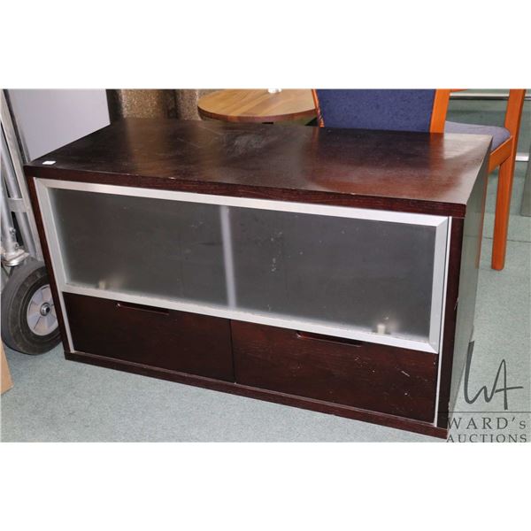 Flat screen television stand with component storage 21" H X 40" W X 18" D