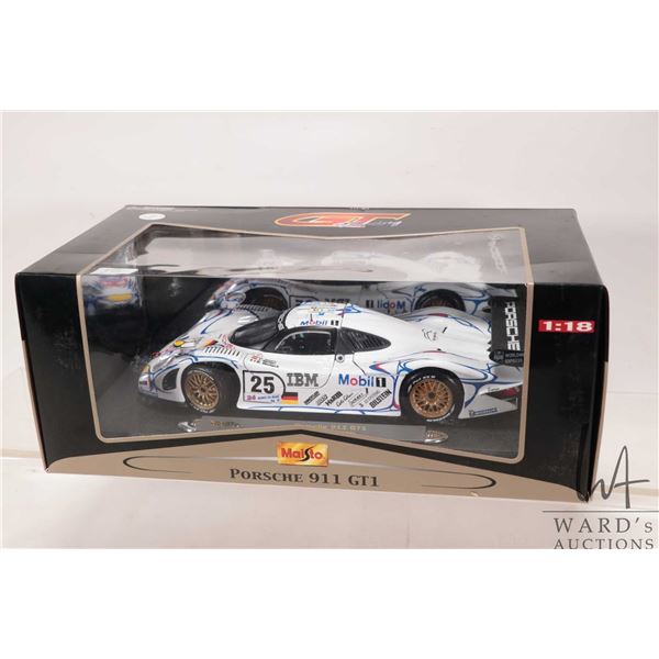 1: 18 scale Maisto Porsche 911 GT 1 Le Mans 1998