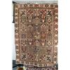 Image 1 : 100% hand made Iranian carpet "Bakhtyar" with geometric tile design and in colours of brown, grey an