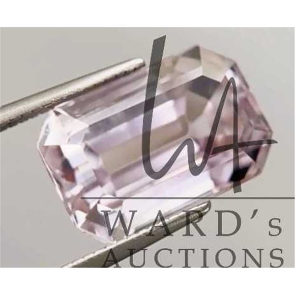 23.17 ct Certified Pink Kunzite gemstone, Certificate provided by consignor