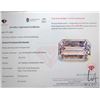 Image 3 : 23.17 ct Certified Pink Kunzite gemstone, Certificate provided by consignor