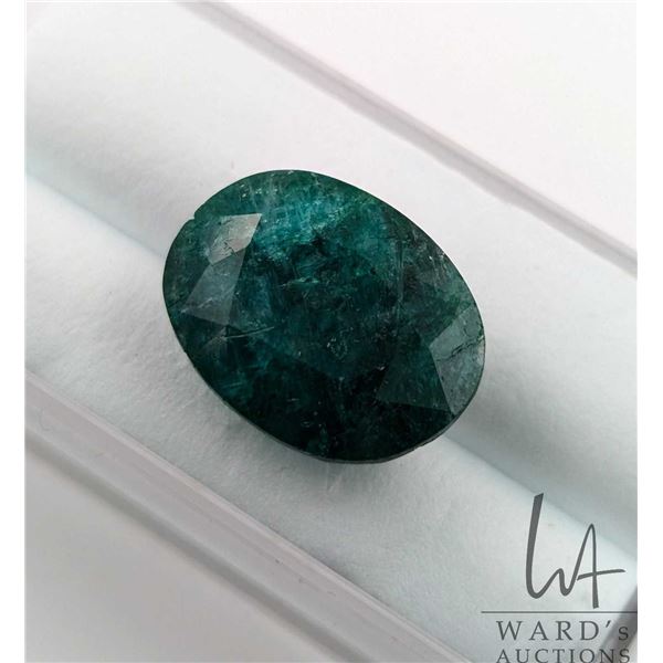 9.52 ct Certified Colombia Emerald gemstone, Certificate provided by consignor
