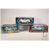 Image 1 : Three boxed 1:18 scale die cast cars including 1953 Corvette, 1957 Corvette and a 1961 Corvette, var