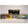 Image 1 : Three 1:18 scale die cast cars including "White Lightening" Trans Am, 1969 Pontiac Grand Prix SJ 428