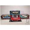 Image 1 : Four 1:18 scale die cast models including 1957 Chevrolet Bel Air convertible, 1956 Bel- Air and a 19