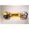 Image 1 : Two CFL football helmets including signed Edmonton Eskimos and a BC Lions