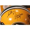 Image 4 : Two CFL football helmets including signed Edmonton Eskimos and a BC Lions