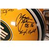 Image 5 : Two CFL football helmets including signed Edmonton Eskimos and a BC Lions