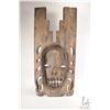 Image 4 : Hand carved wooden mask 25" high. Note: Not available for shipping. Local pickup only