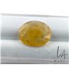 Image 2 : 6.32 ct Certified Yellow Sapphire gemstone, Certificate provided by consignor