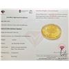 Image 3 : 6.32 ct Certified Yellow Sapphire gemstone, Certificate provided by consignor