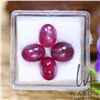 Image 2 : 10.94 ct Certified Blue Star Ruby gemstone Parcel Certificate provided by consignor