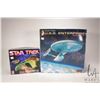 Image 1 : AMT Star Trek three piece Adversary set: Ferengi Marauder, Klingon Bird of Prey and Romulan War Bird