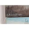 Image 5 : Richard Dixon, two acrylic on stretched canvas paintings including labeled on verso "Beaver Pond on 