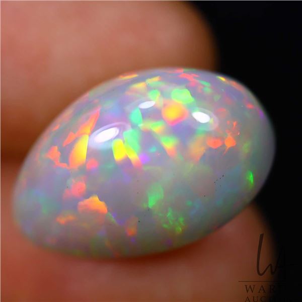 11.82 ct Certified Welo Opal gemstone, Certificate provided by consignor