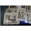 Image 3 : Eleven Egyptian paintings on papyrus, each approximately 17" X 13"