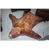 Image 1 : Bear skin rug with felt backing 71" nose to tail   Note: Canadian bidders only