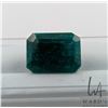 Image 2 : 10.16 ct Certified Colombia Emerald gemstone, Certificate provided by consignor