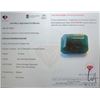 Image 3 : 10.16 ct Certified Colombia Emerald gemstone, Certificate provided by consignor