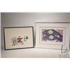 Image 1 : Cathy Ross framed limited edition print of fish on platter, 21/30, pencil signed by artist, overall 
